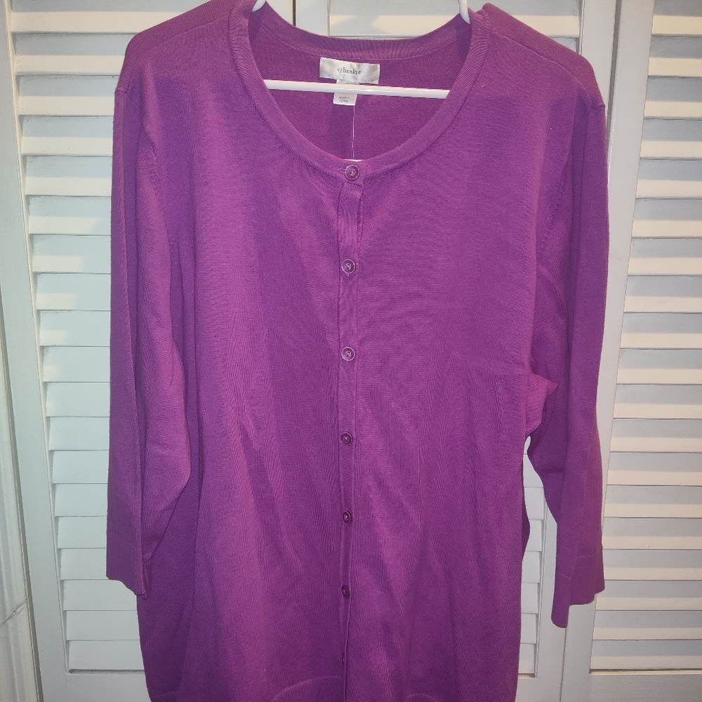 NEW CJ Banks women's sweater